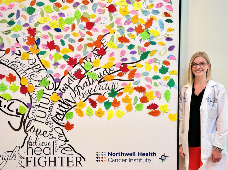 This image shows Tiffany Zavadsky, a nurse practitioner and manager at the Northwell Health Cancer Institute, who is a team member on one of this year's Innovation Challenge winning projects.