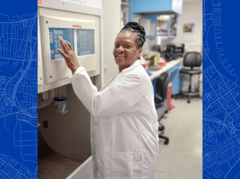Spotlighting Cynthia Bender, a pathology assistant at Lenox Hill Hospital