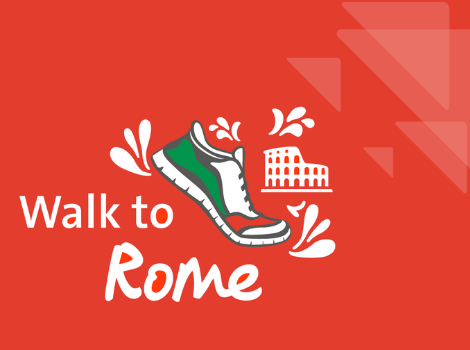 employee wellness walk to rome