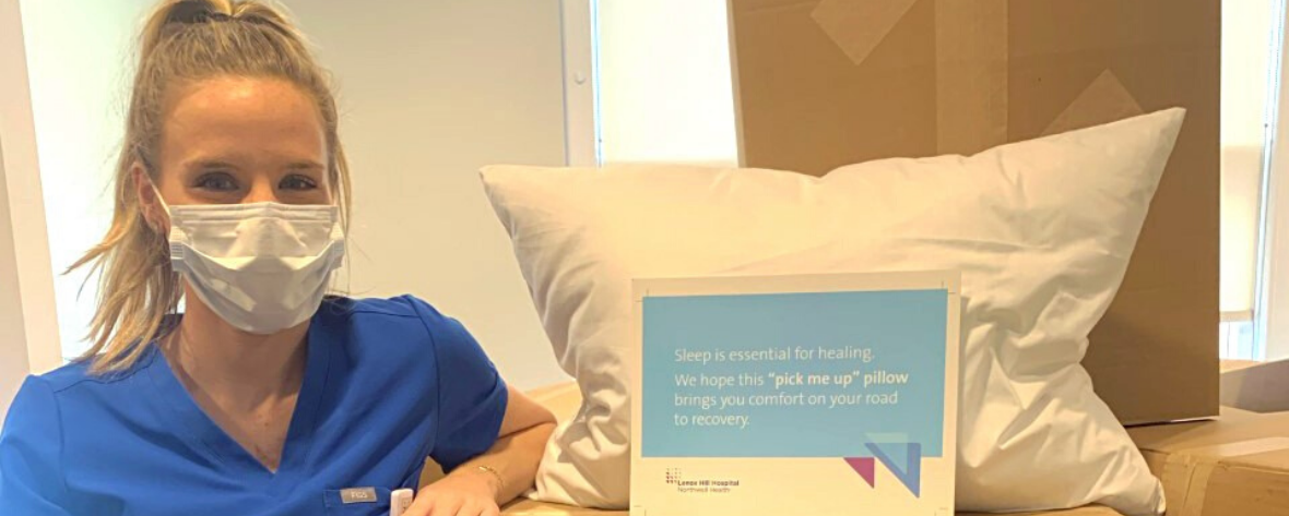 emergency nurse pillow fundraiser