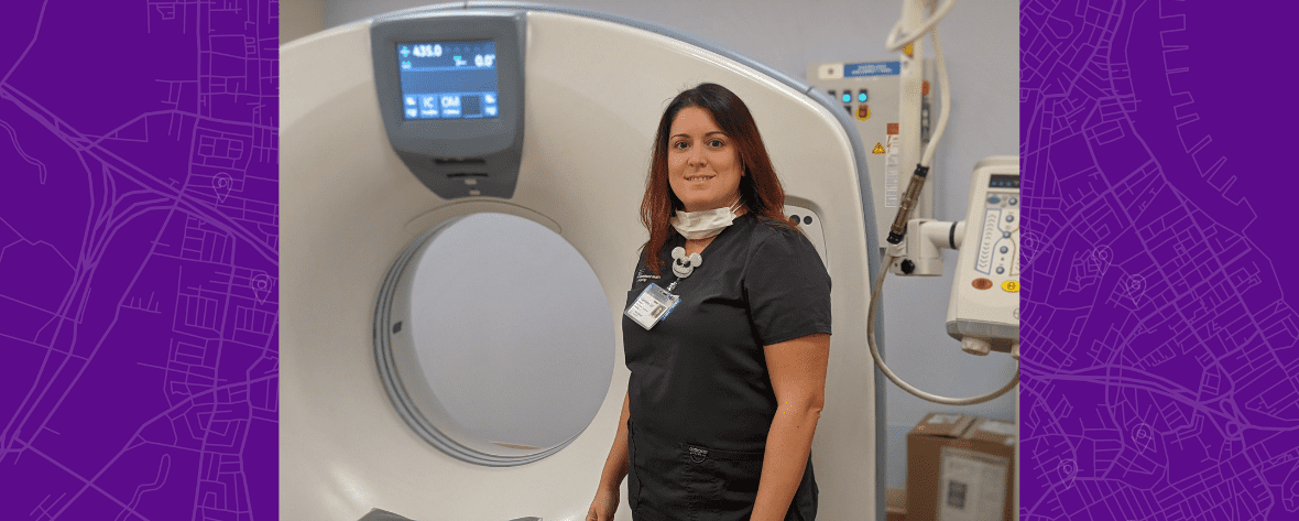 External Blog Header (43) Photo of Carmen Arana, CT Technologist at Northwell Health.